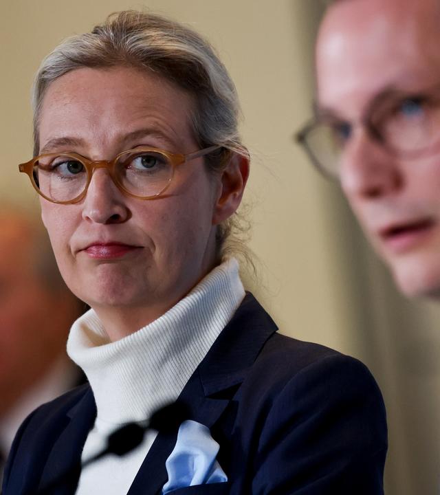 Die AfD-Fraktionsvorsitzenden Weidel und Chrupalla