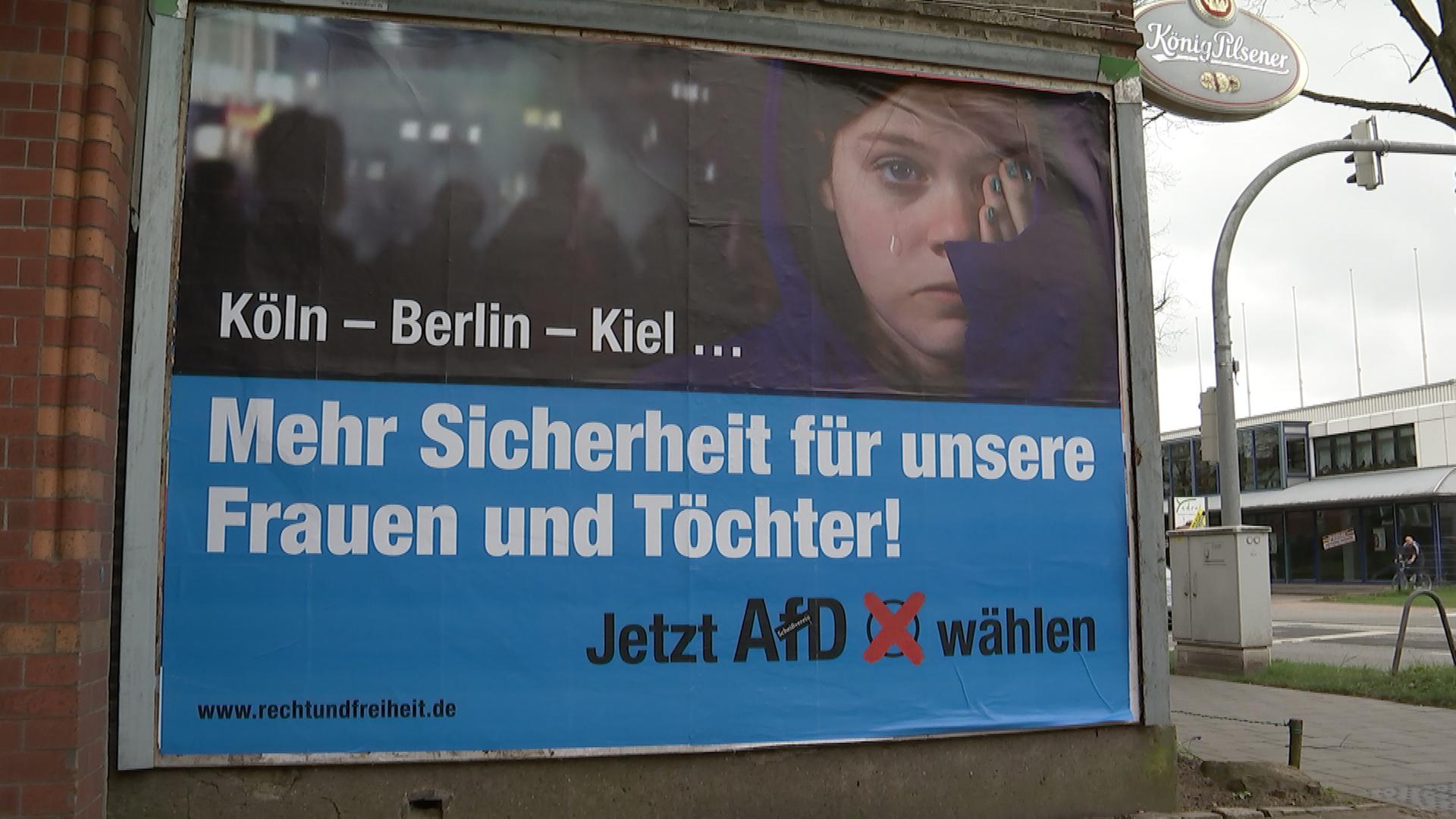 Werbeplakat der AfD