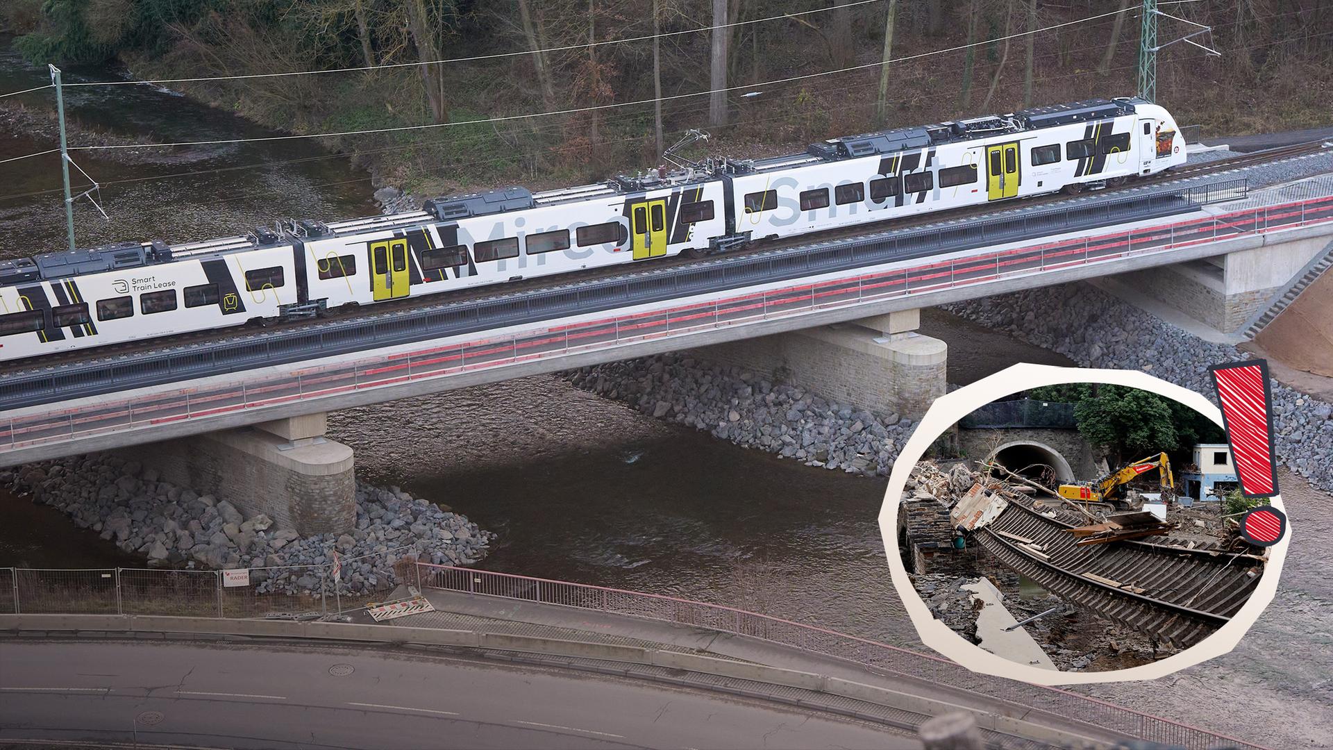Nach vier Jahren ist es so weit: Die Bahn fährt wieder durchs Ahrtal.