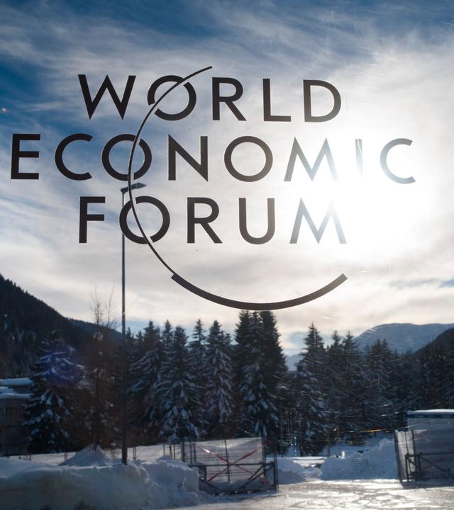 logo des weltwirtschaftsforum in davos
