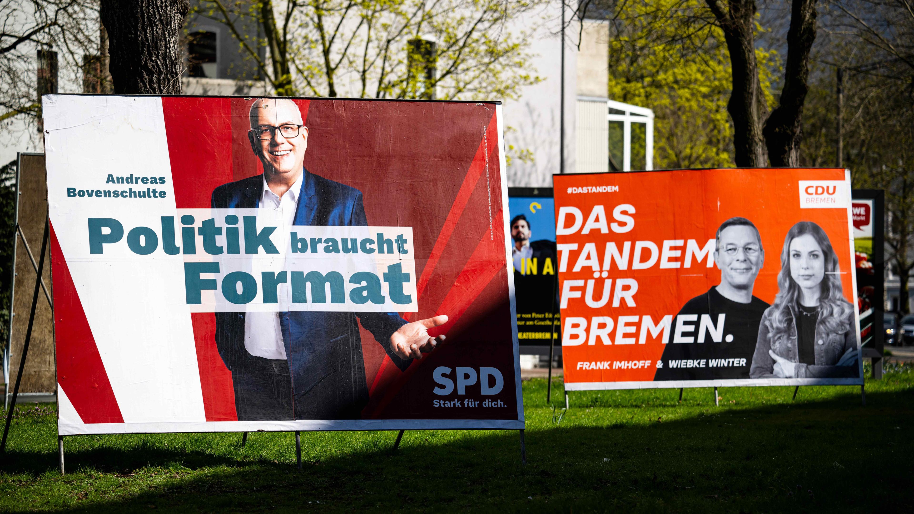 Bremer Bürgerschaftswahl - Wahlplakate