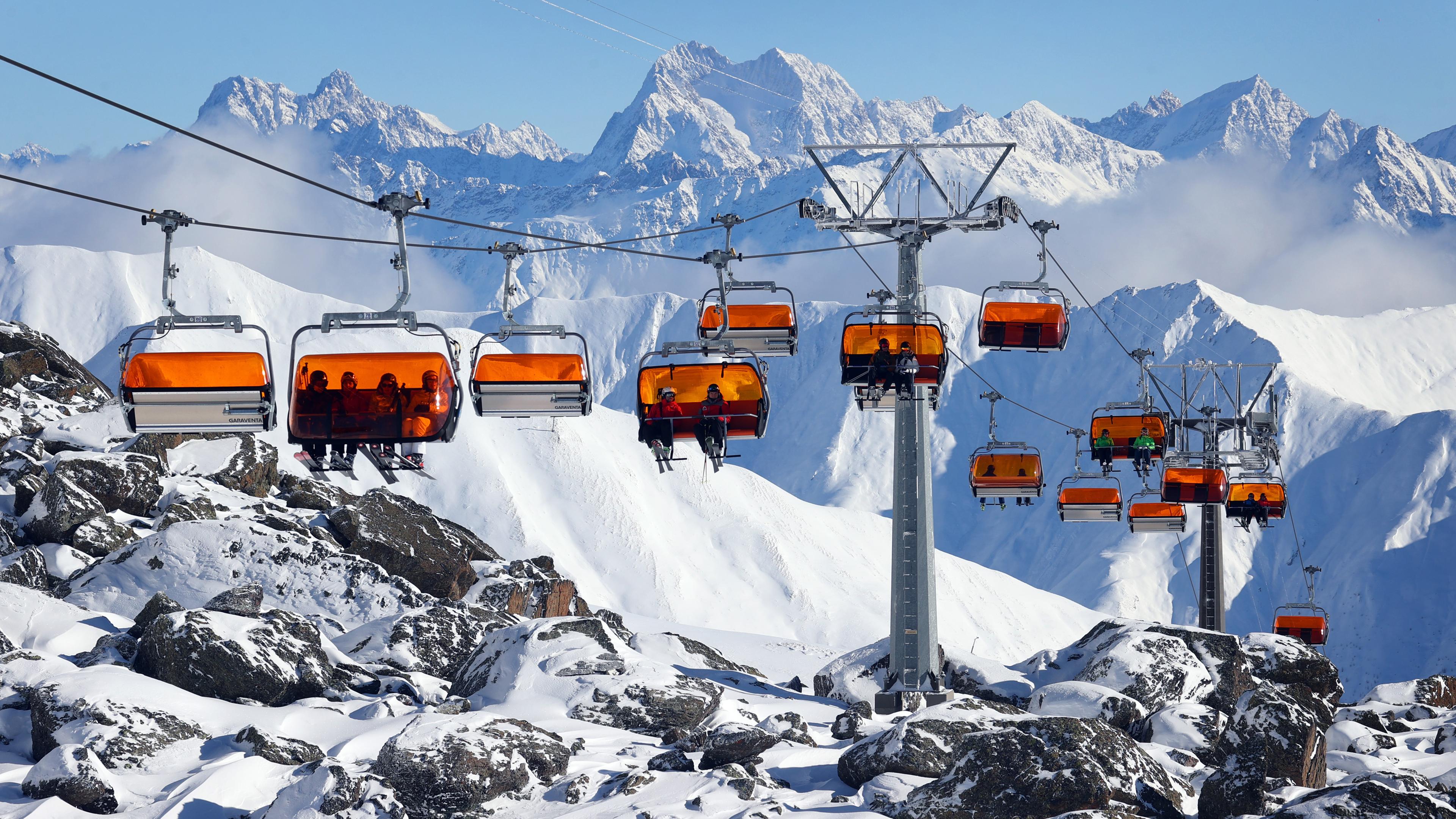 Skigebiet in Österreich
