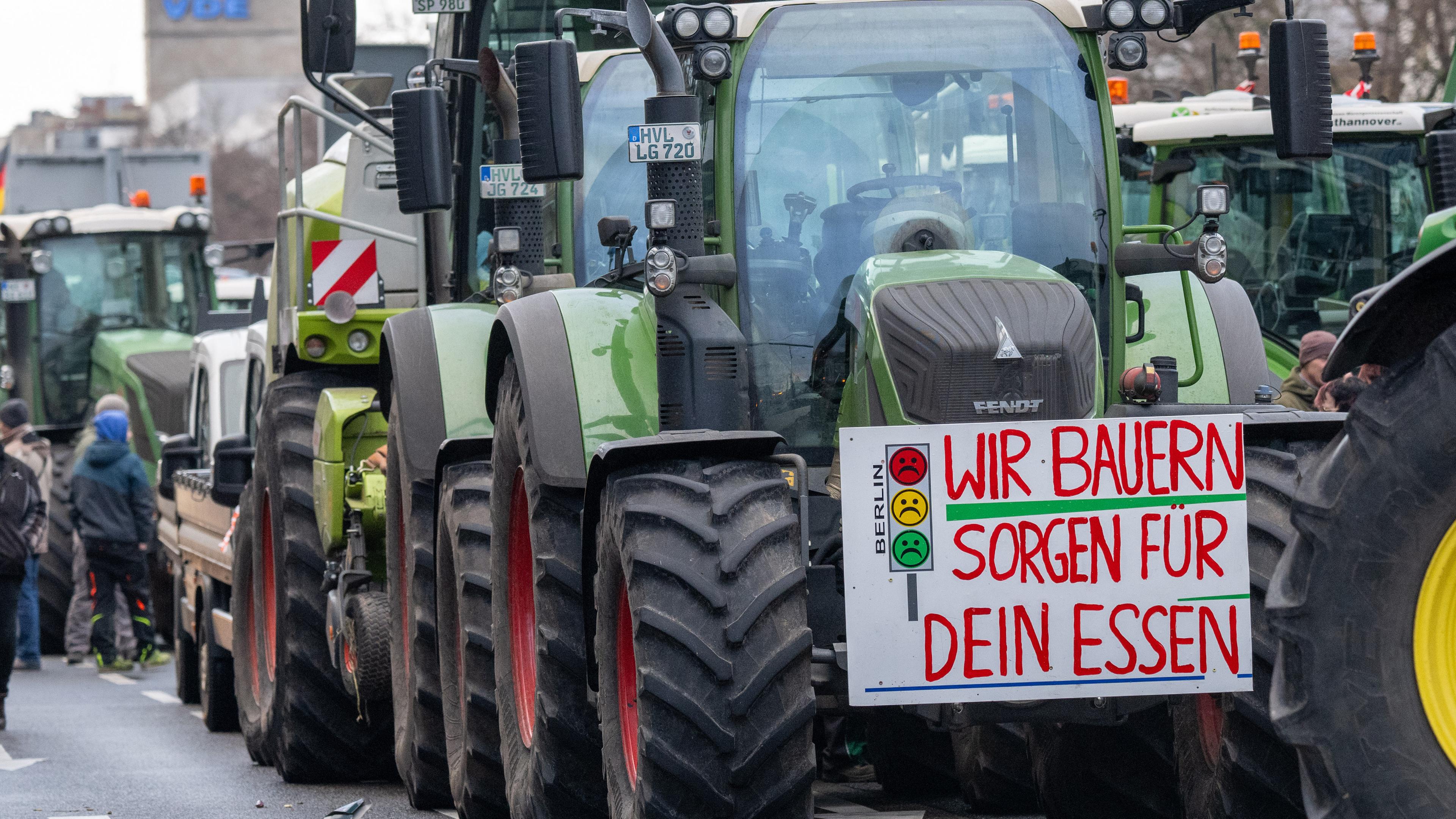 Bauernproteste · Großkundgebung in Berlin