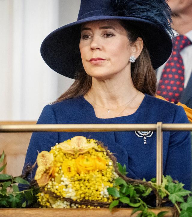 Danish royal family visits the Parliament in Copenhagen