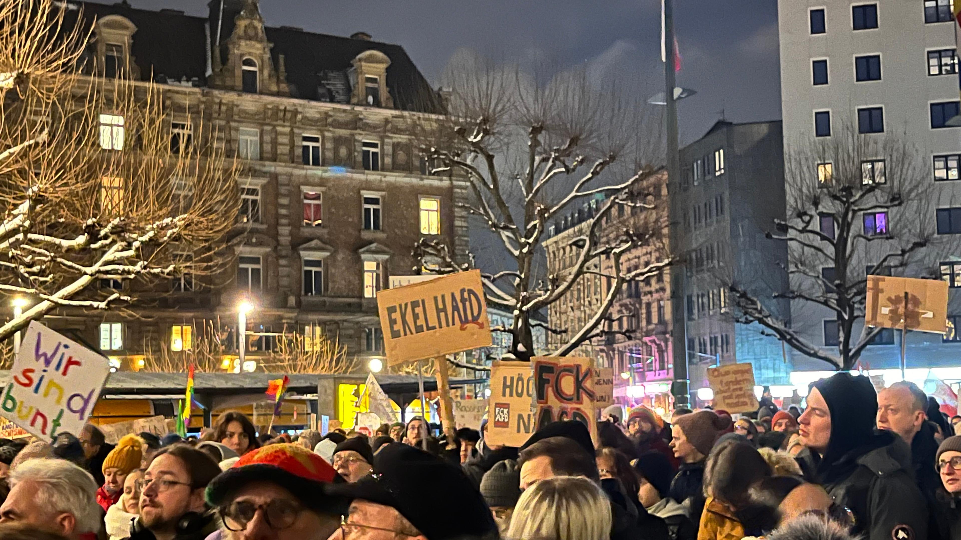 Demonstrationen gegen Rechtsextremismus - Mainz