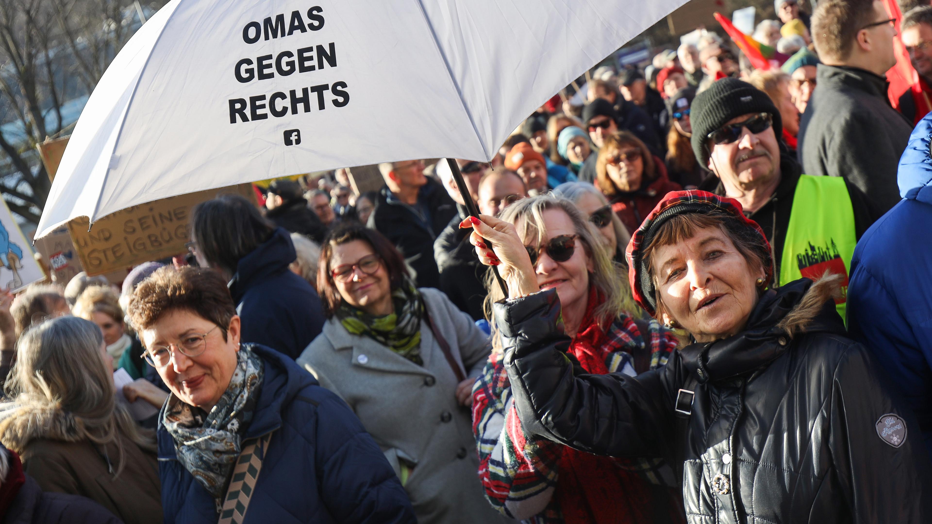 Demonstrationen gegen Rechtsextremismus - Marburg
