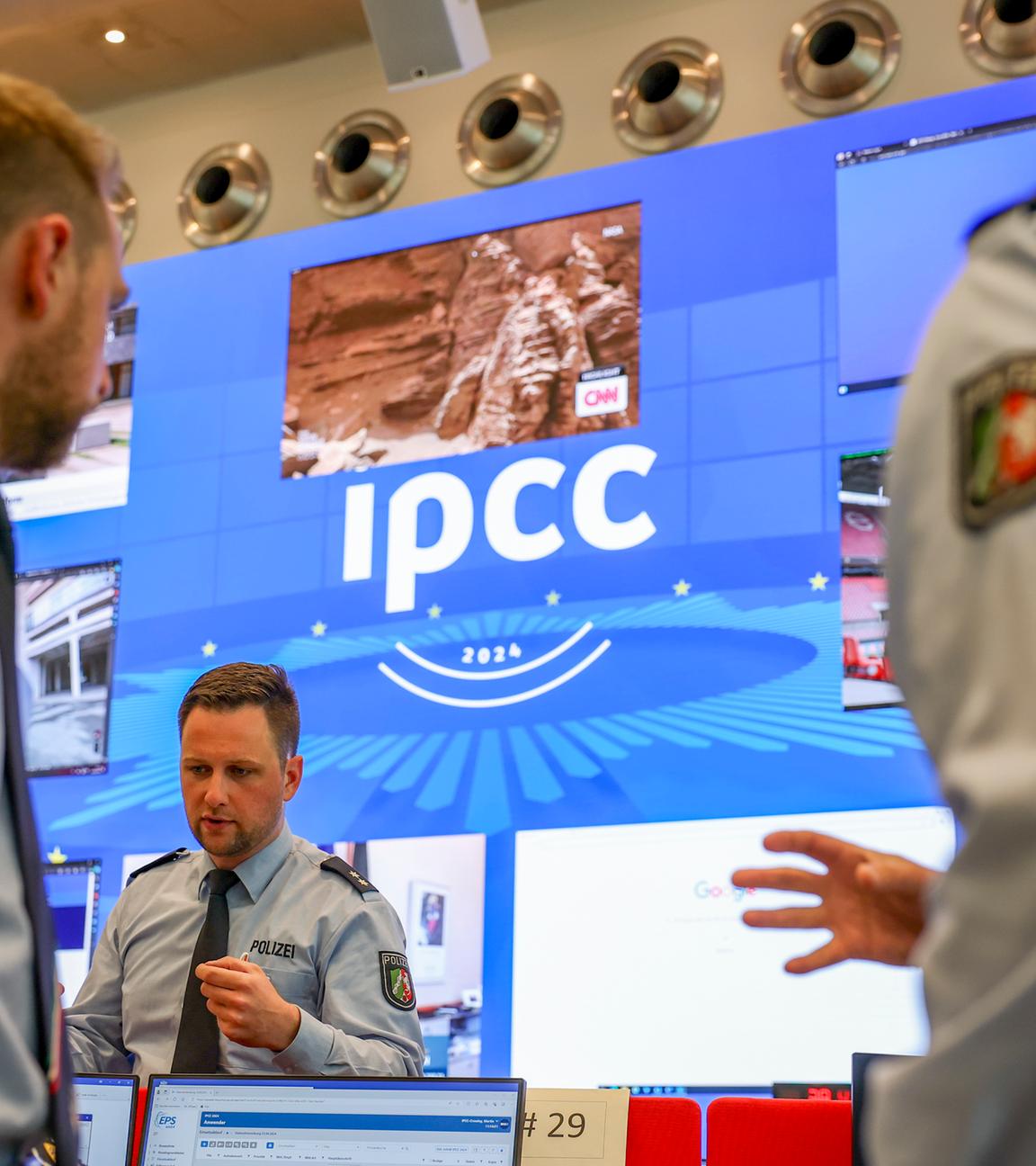 First insight into IPCC center in Neuss set up ahead UEFA EURO 2024 