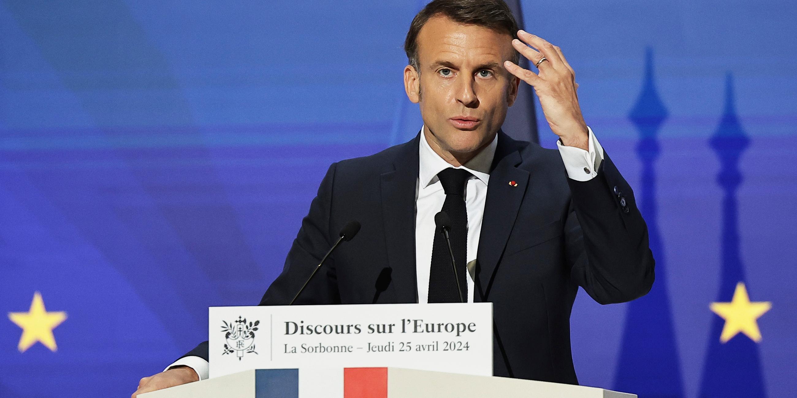 Grundsatzrede von Frankreichs Präsident Macron