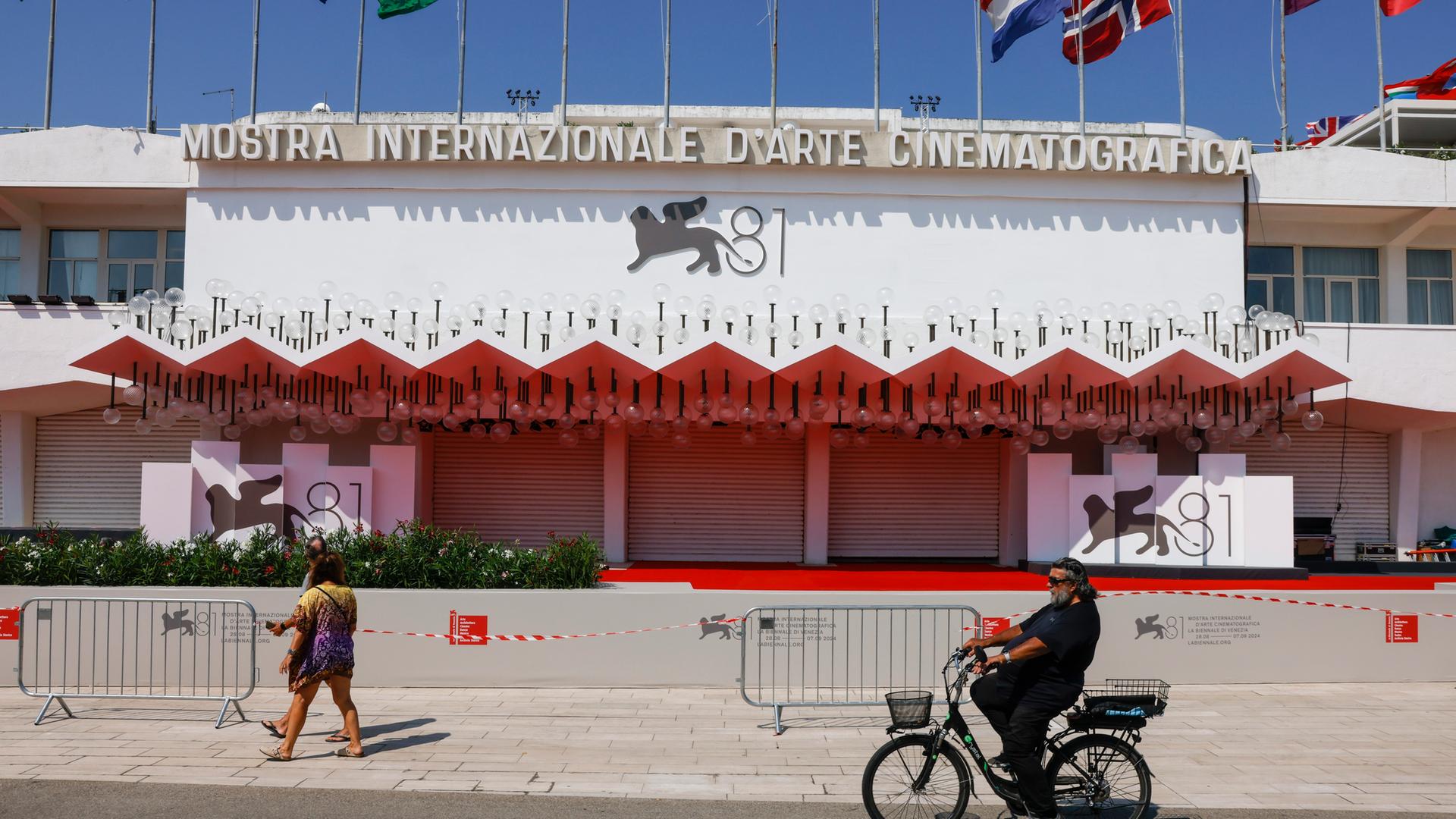 Vor dem Start der 81. Internationalen Filmfestspiele Venedig