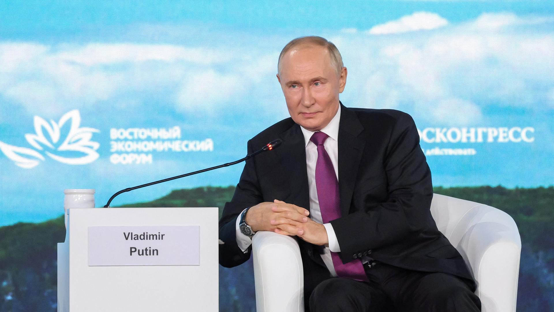 Russian President Putin attends Eastern Economic Forum in Vladivostok