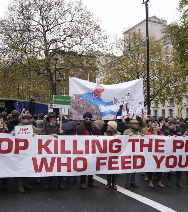 Bauernproteste in Großbritannien