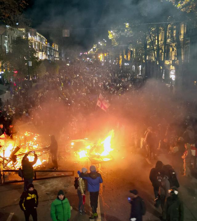 Tausende demonstrieren nach Georgiens Absage an die EU