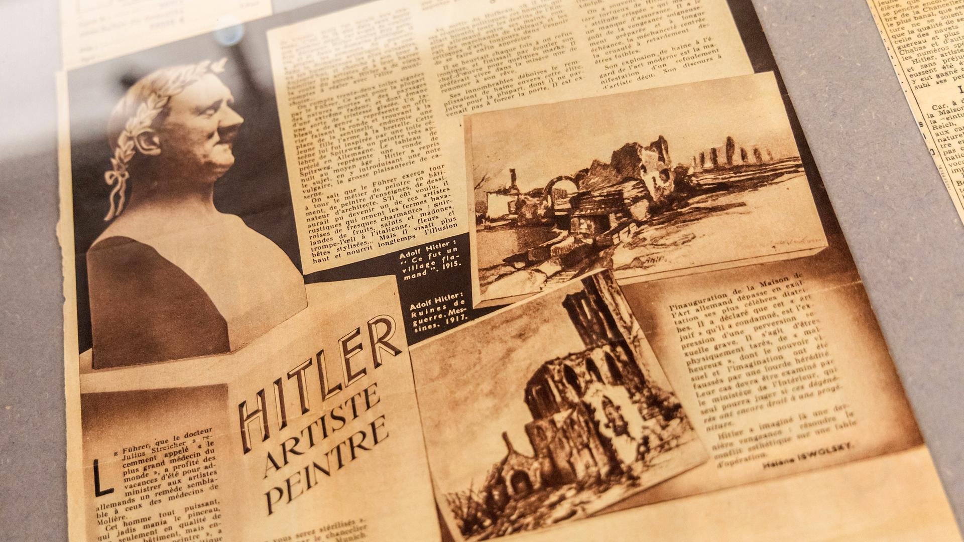 Exhibition _Degenerate art, the trial of modern art under Nazism_ at the Picasso Museum in Paris *