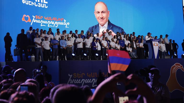 Wahlveranstaltung in Armenien 