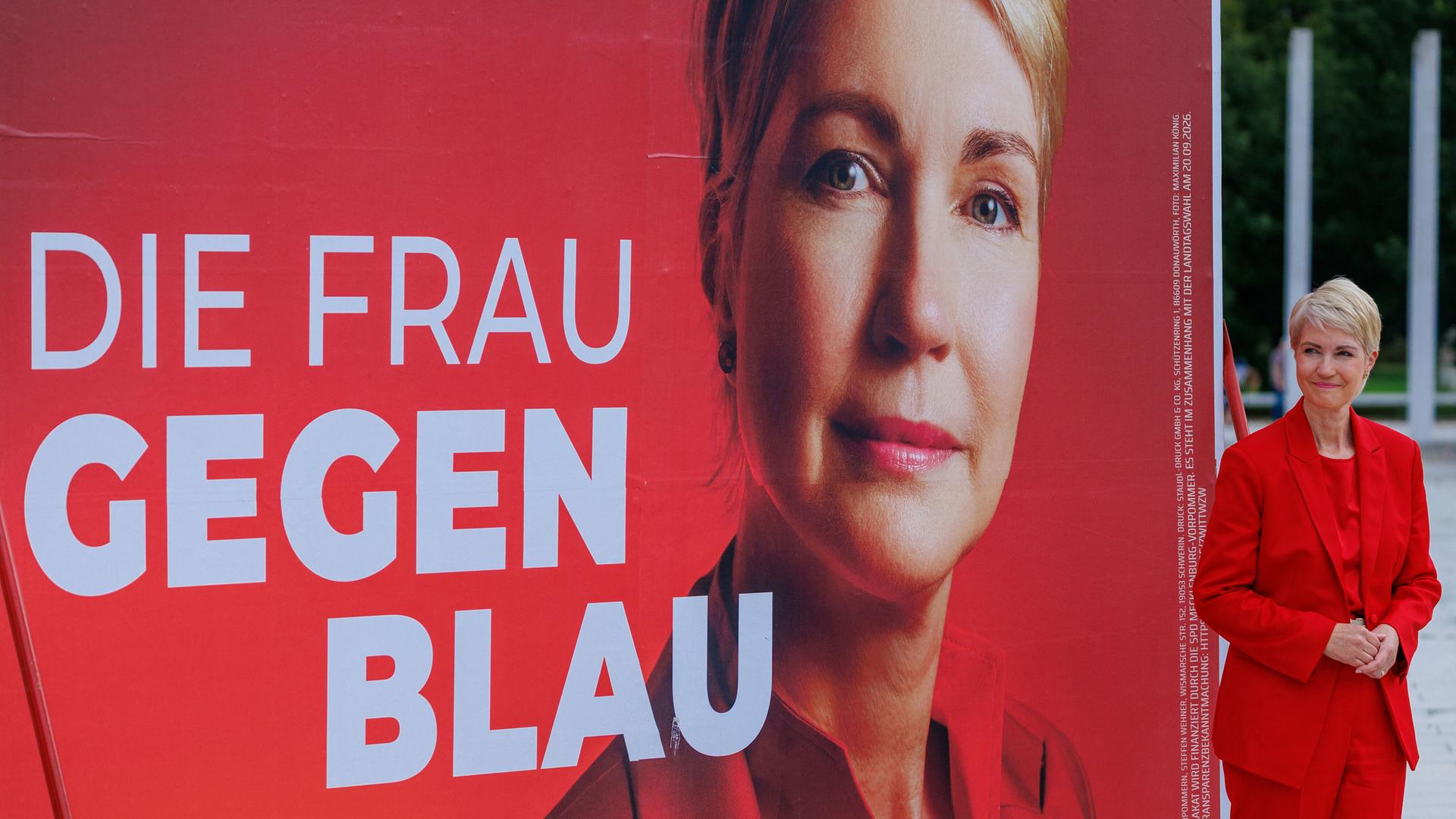 Ministerpräsidentin und Spitzenkandidatin Schwesig