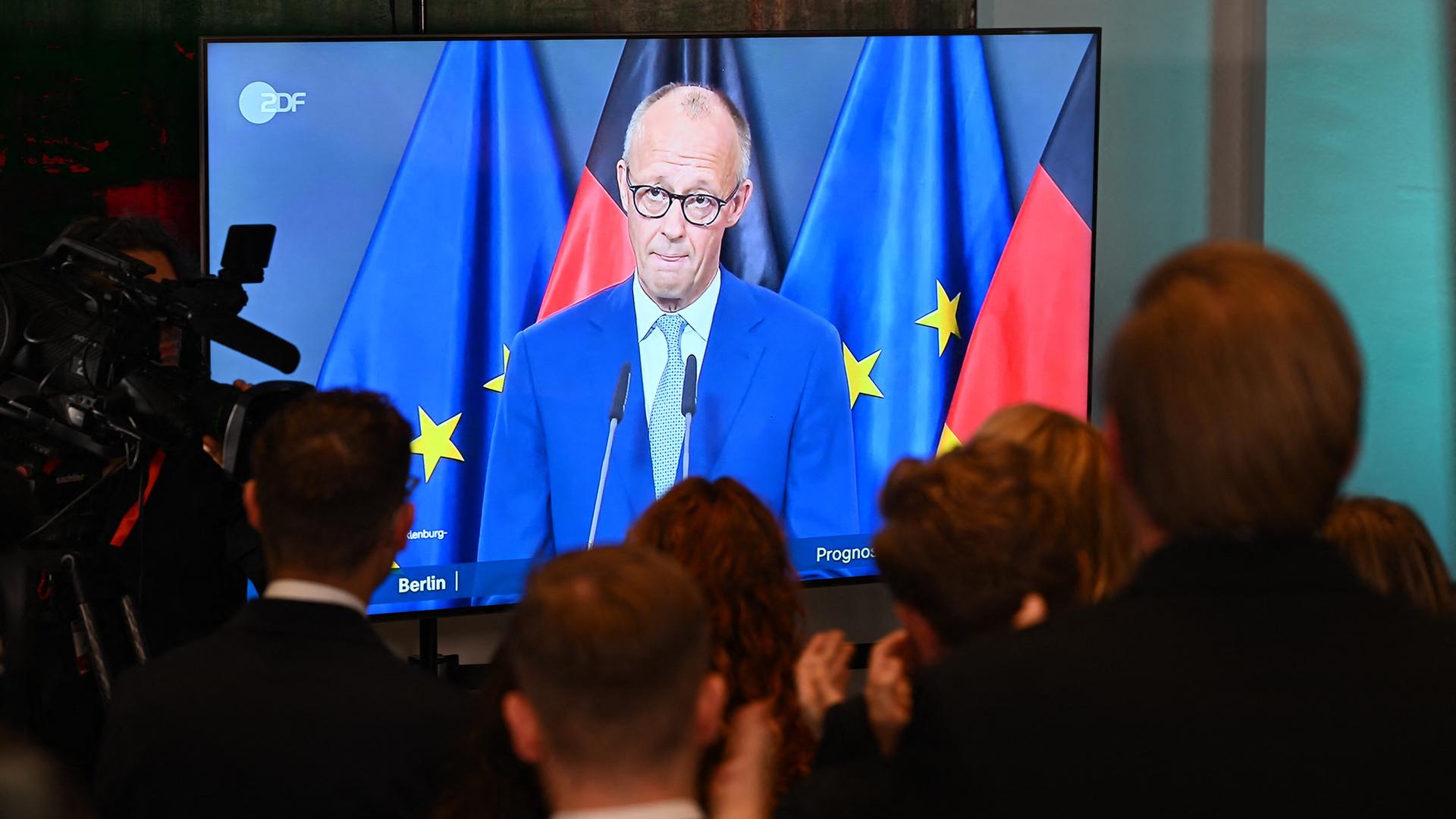Abgeordnetenhaus-Wahl Berlin - Wahlparty CDU