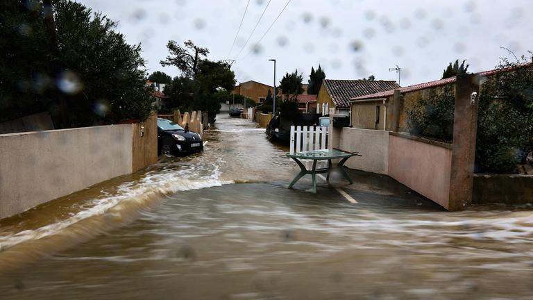 Unwetter in Frankreich