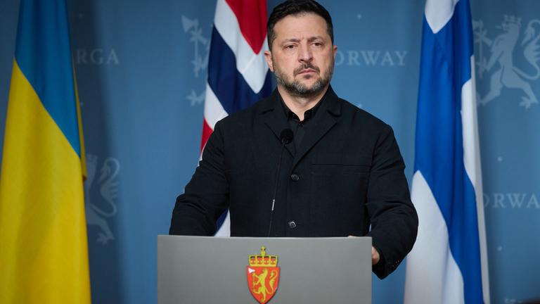 Wolodymyr Selenskyj zu Besuch in Norwegen
