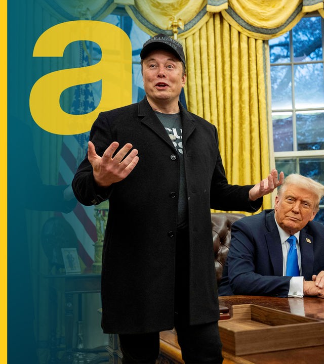 Donald Trump und Elon Musk im Oval Office im Weißen Haus.