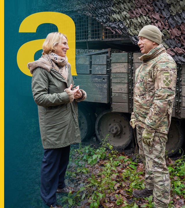 Katrin Eigendorf im Interview mit Oleksandr Syrskyj, Oberbefehlshaber der ukrainischen Streitkräfte