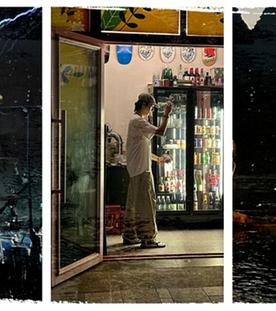 Drei junge Chines*innen beim Ausüben ihres Jobs.