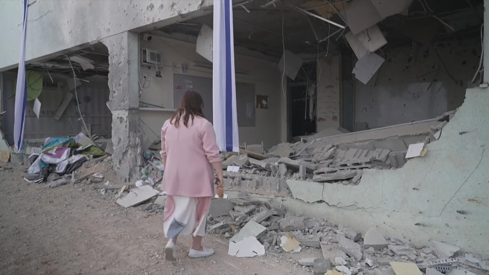 zerstörtes Haus in Israel