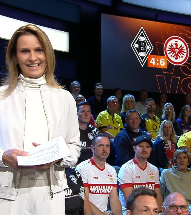 Moderatorin Katrin Müller-Hohenstein im aktuellen Sportstudio.