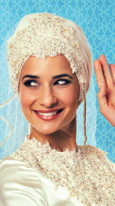 Postermotiv mit Richard Brancatisano und Andrea Demetriades in Großaufnahme.