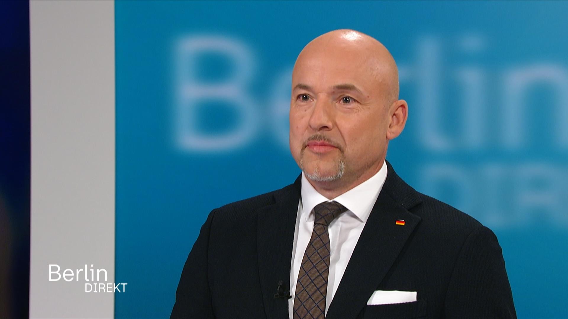 Alexander Hoffmann, CSU-Landesgruppenchef im Berlin-direkt-Studio