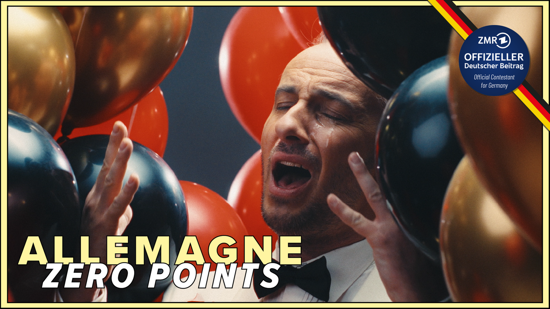 Jan Böhmermann bei der Darbietung seines ESC-Liedes.