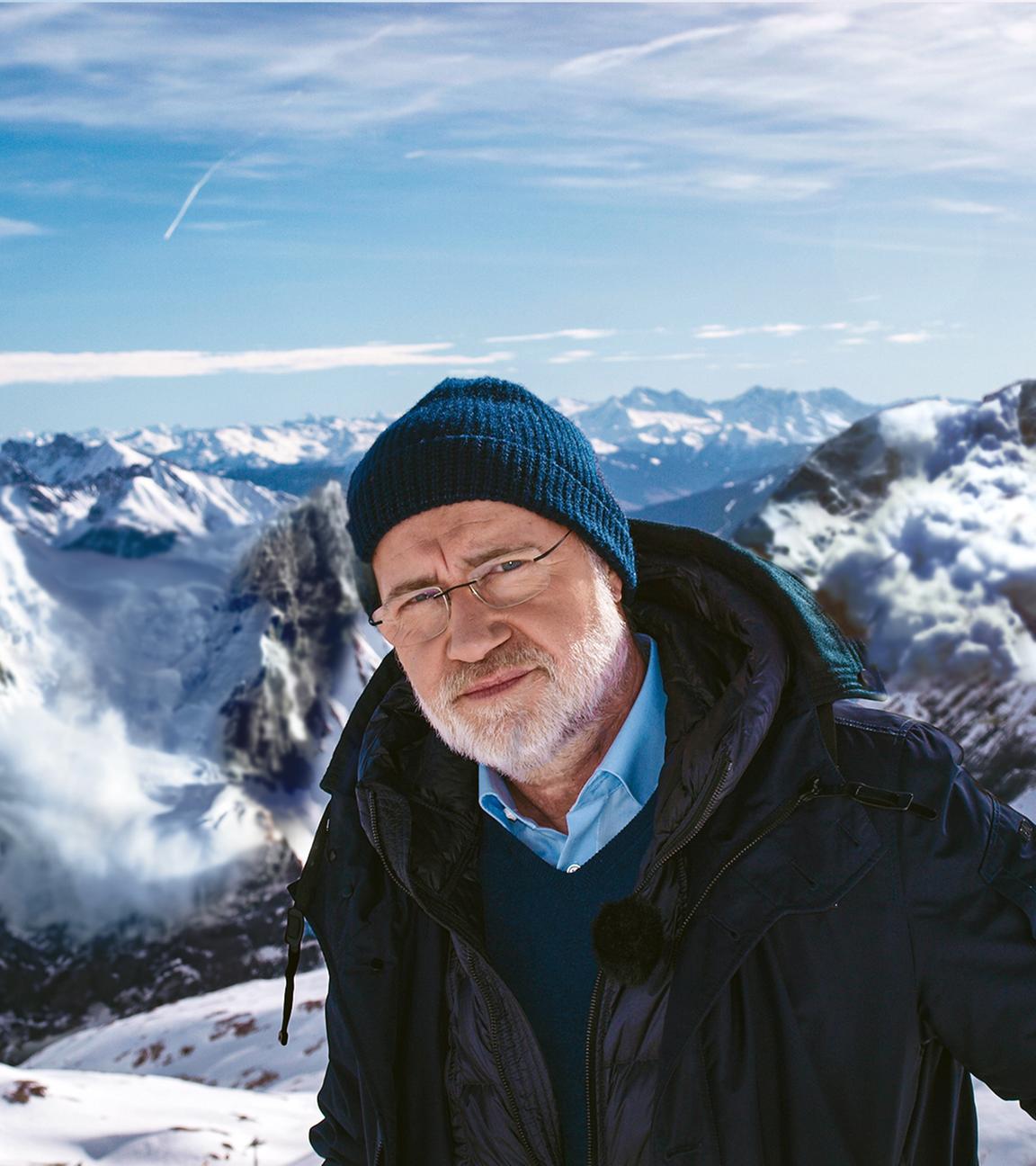 Harald Lesch auf der Zugspitze
