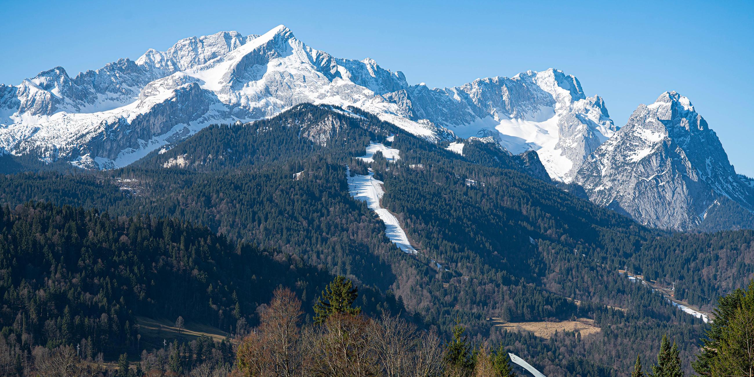 Wettersteingebirge mit Alpspitz