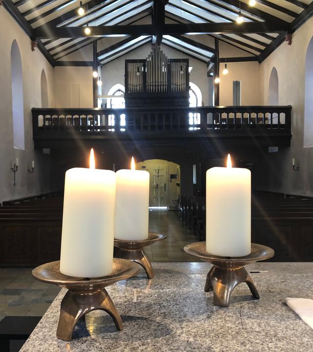 Altarkerzen Hospitalkirche St. Joseph Bensheim