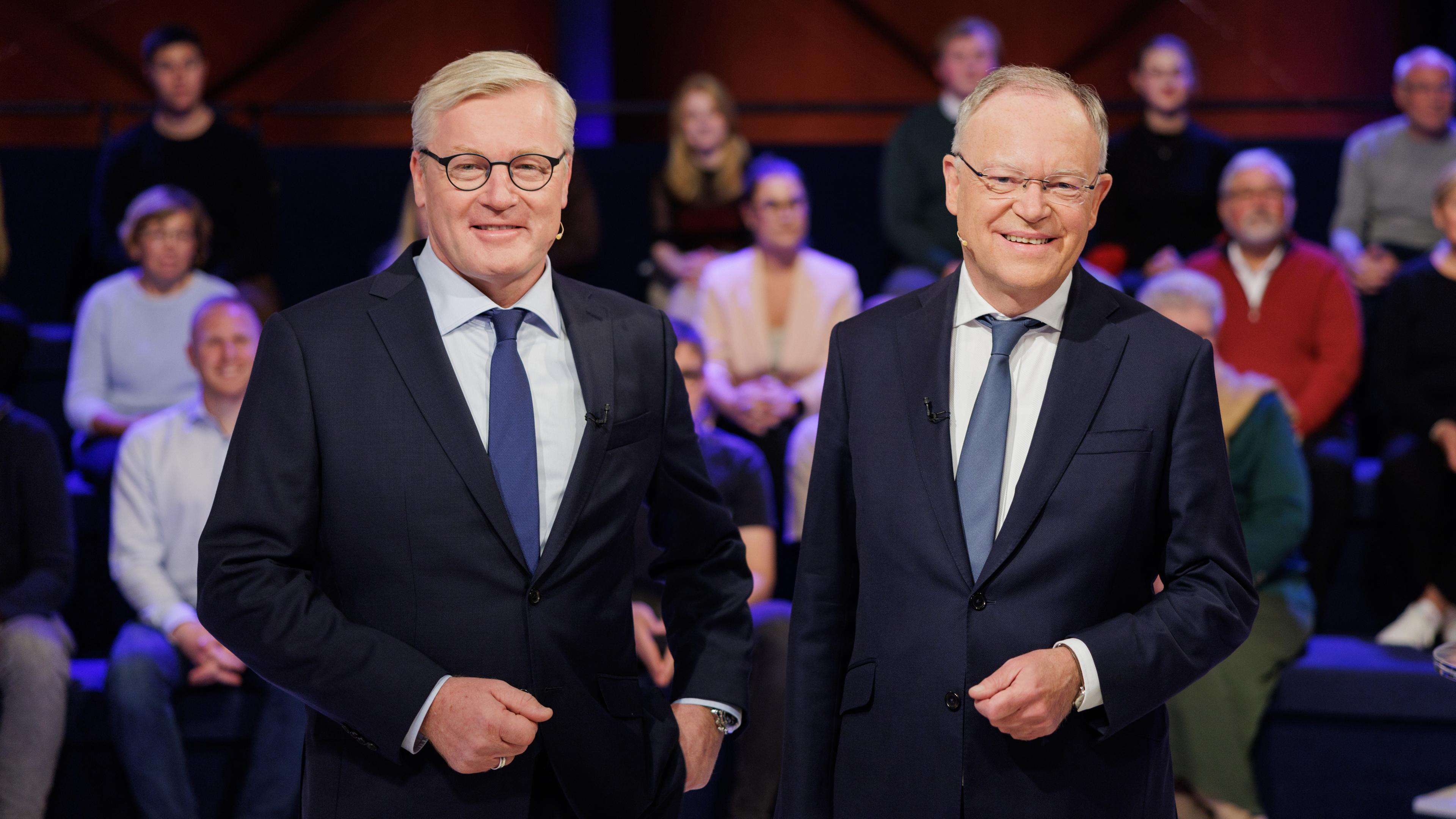 TV-Duell zur Landtagswahl in Niedersachsen
