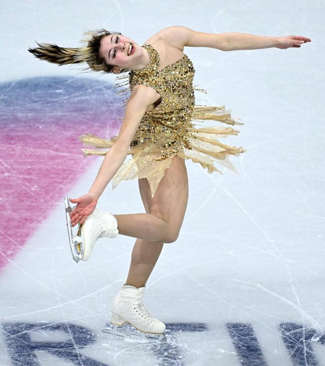 Alysa Liu bei ihrer Kür am 19.02.2026 in Mailand.