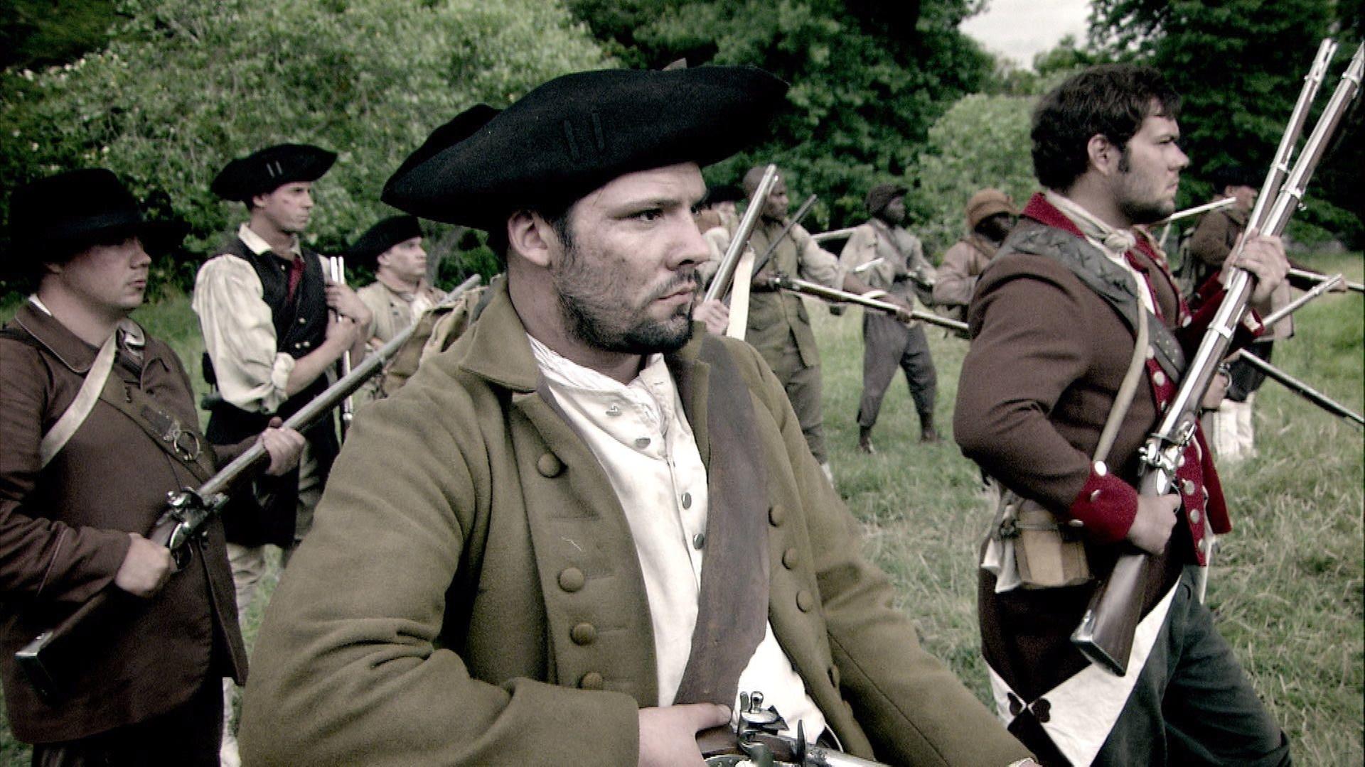 60 Milizionäre stehen hunderten britischen "Rotröcken" gegenüber. Das war der Anfang der amerikanischen Revolution.