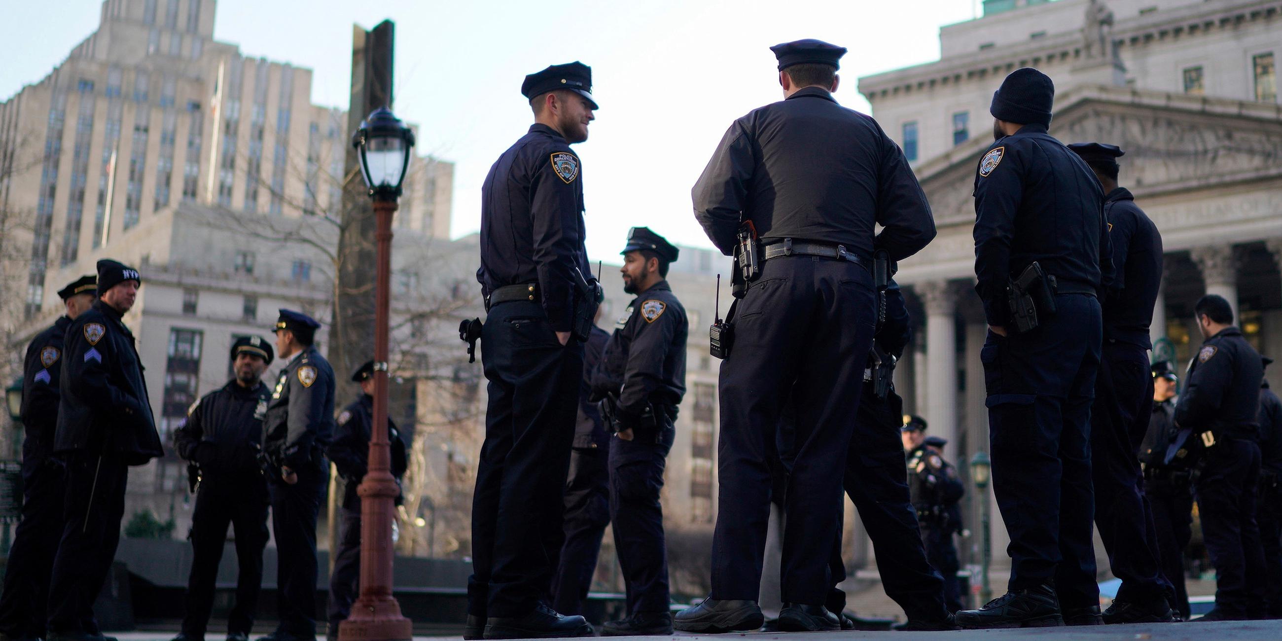 Polizisten in New York