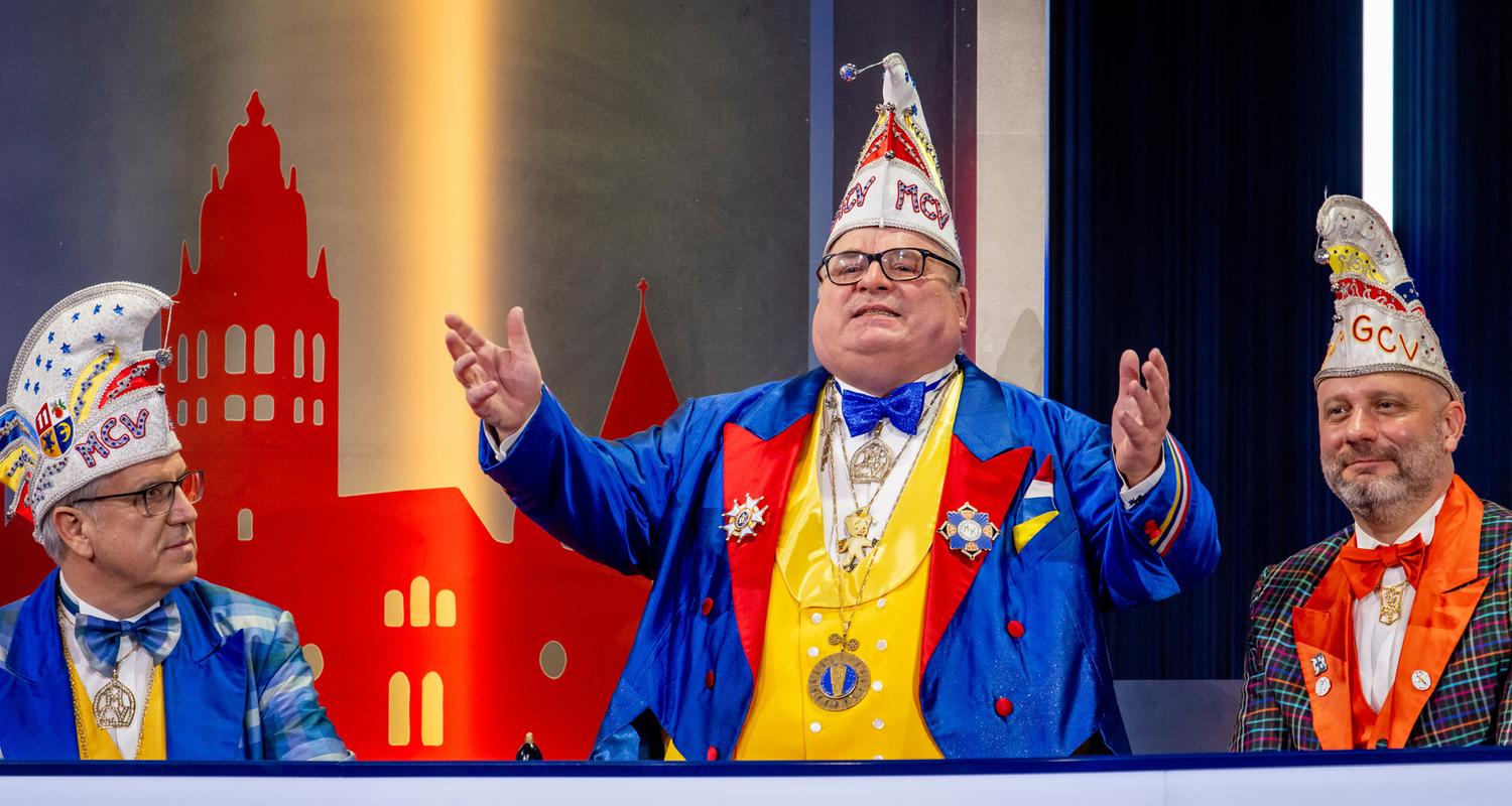 Sitzungspräsident Andreas Schmitt bei "Mainz bleibt Mainz, wie es singt und lacht"