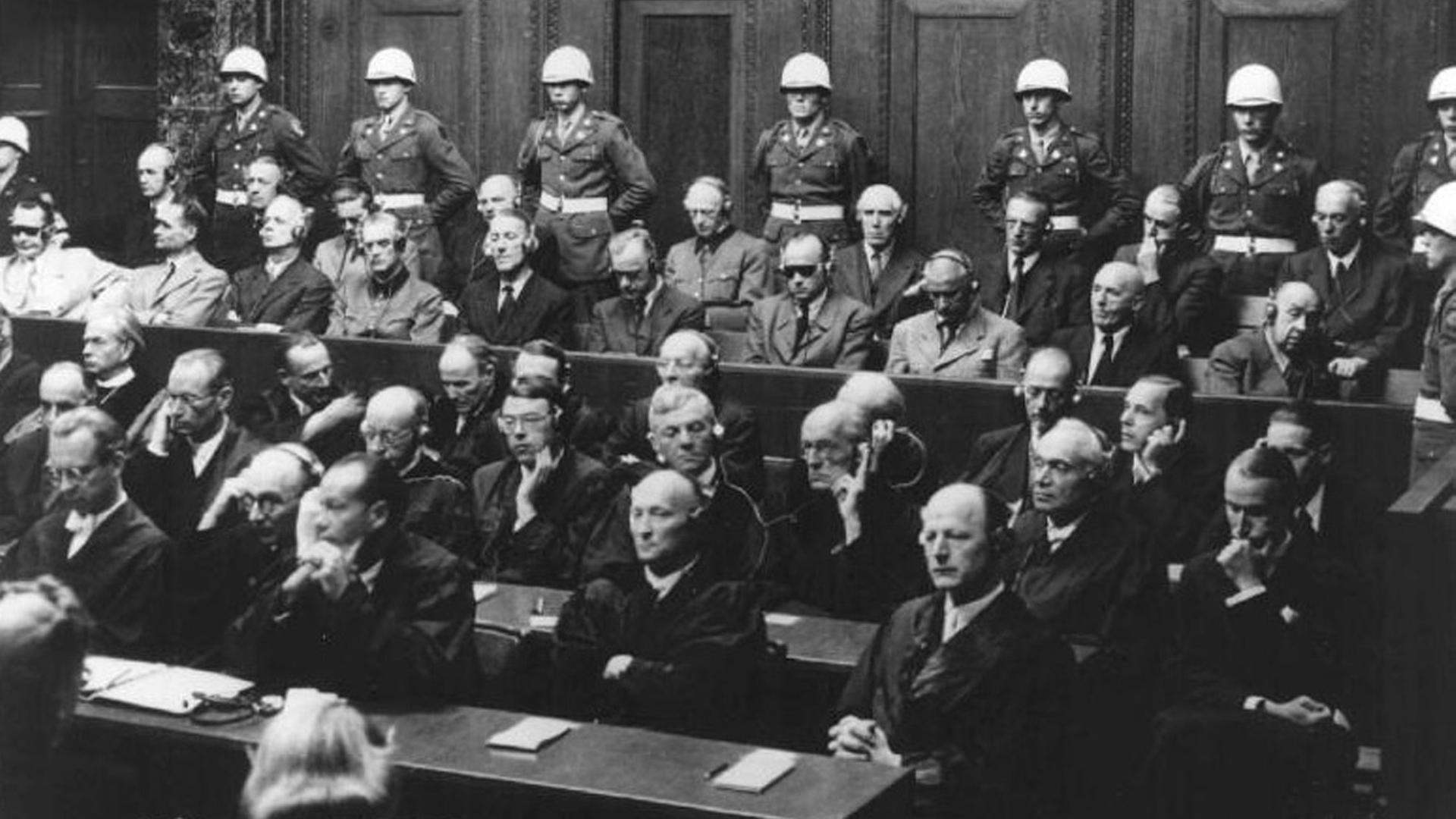 "Das Dritte Reich vor Gericht: Der Plan": Angeklagte im Nürnberger Kriegsverbrecherprozess