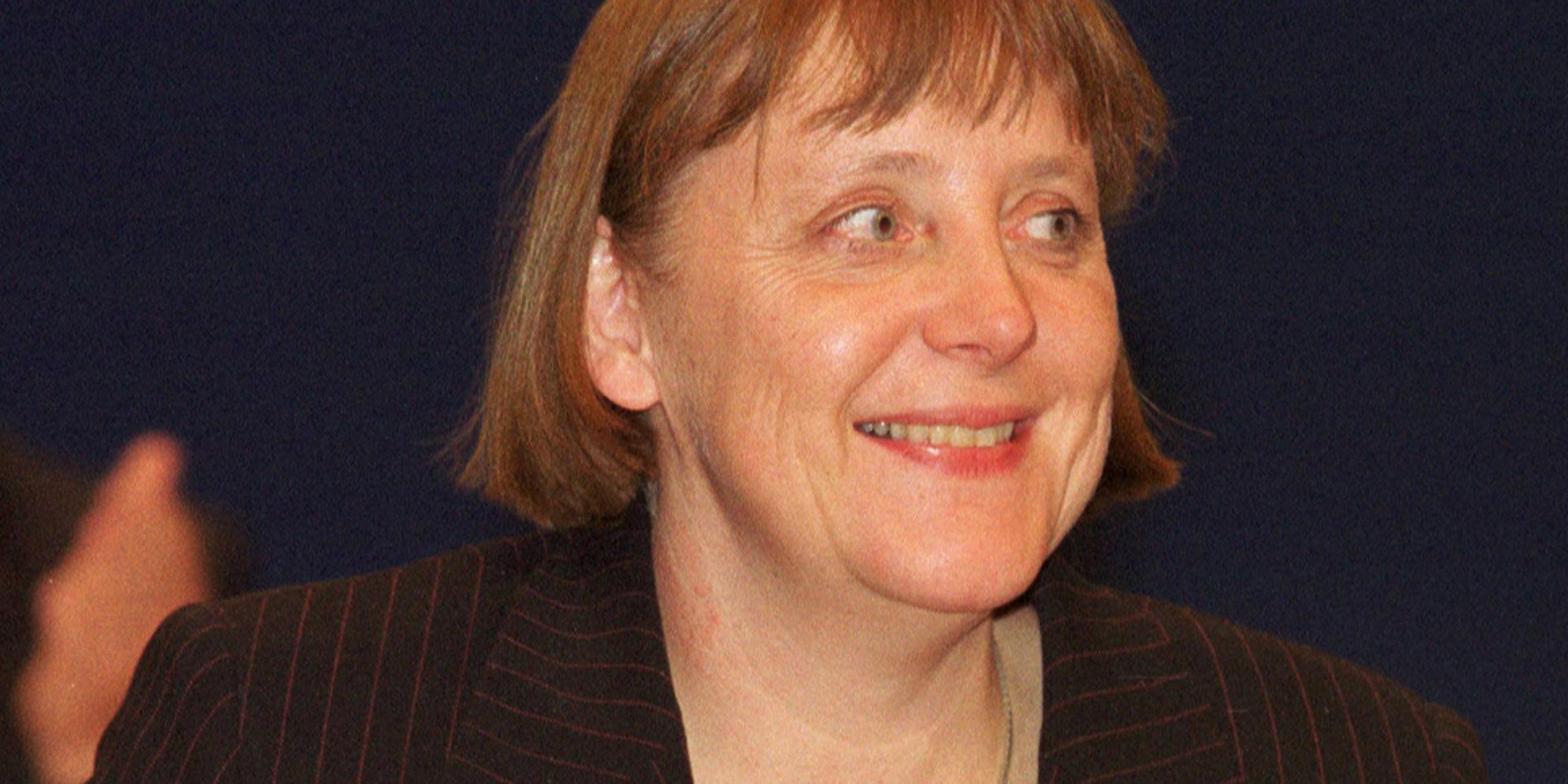Archiv: Angela Merkel am 10.04.2000 in Essen