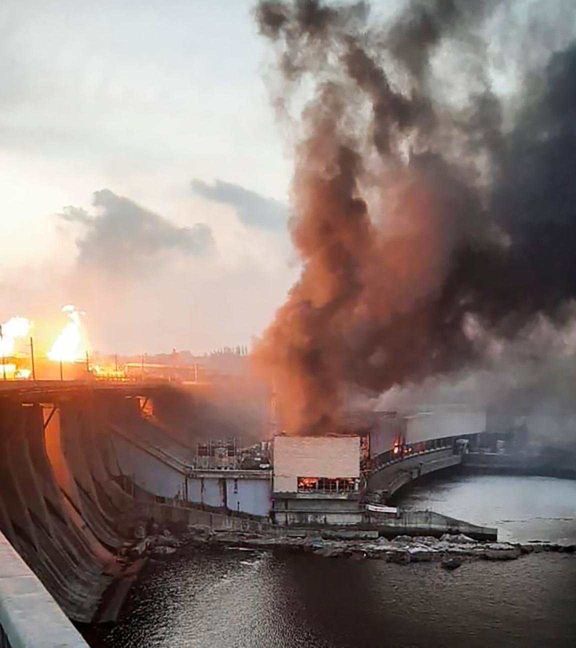 Wasserkraftwerk in der Ukraine