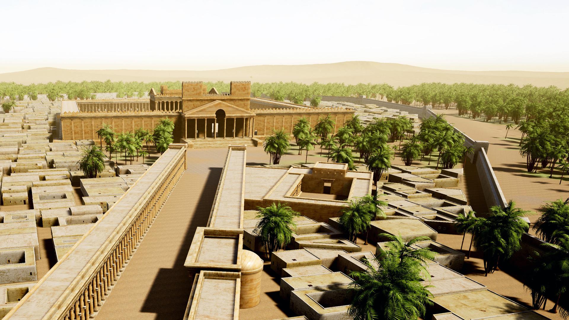 Palmyra mit Bel-Temel (Rekonstruktion)