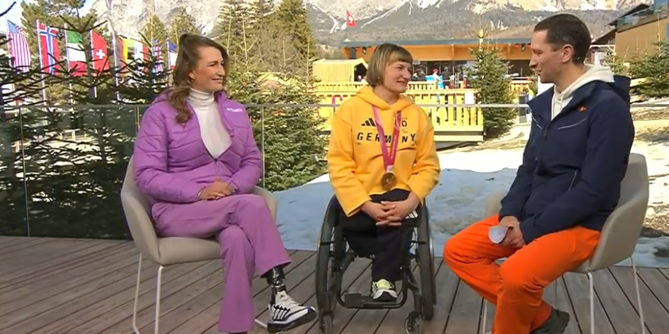 Anna-Lena Forster im ZDF-Interview am 08.03.2026.