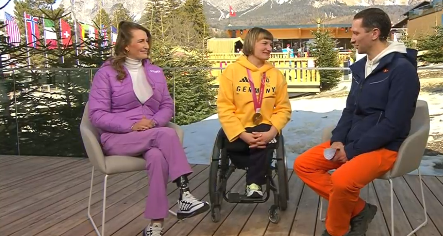 Anna-Lena Forster im ZDF-Interview am 08.03.2026.