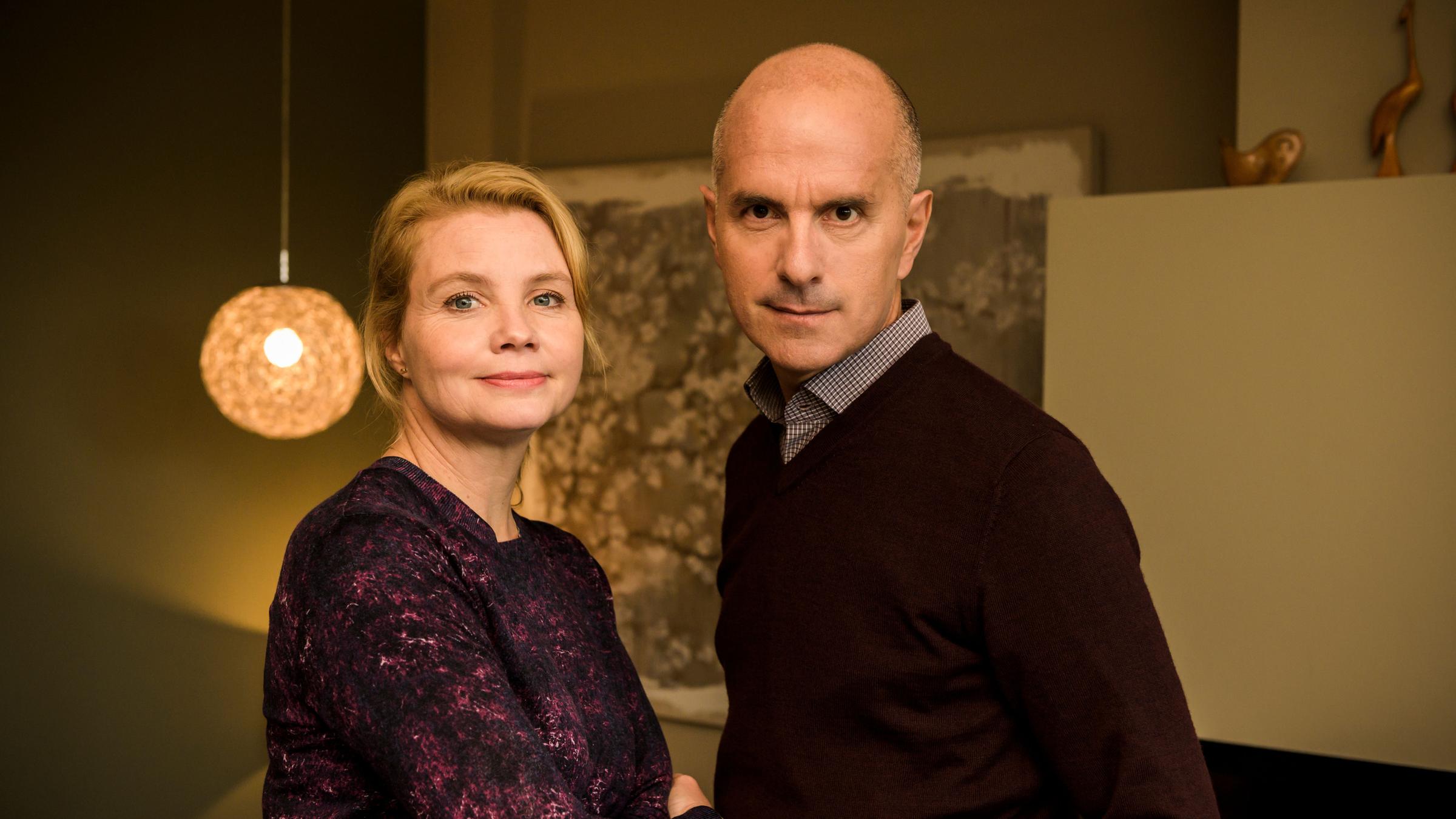 Annette Frier (Anne Merz), Christoph Maria Herbst (Erik Merz)