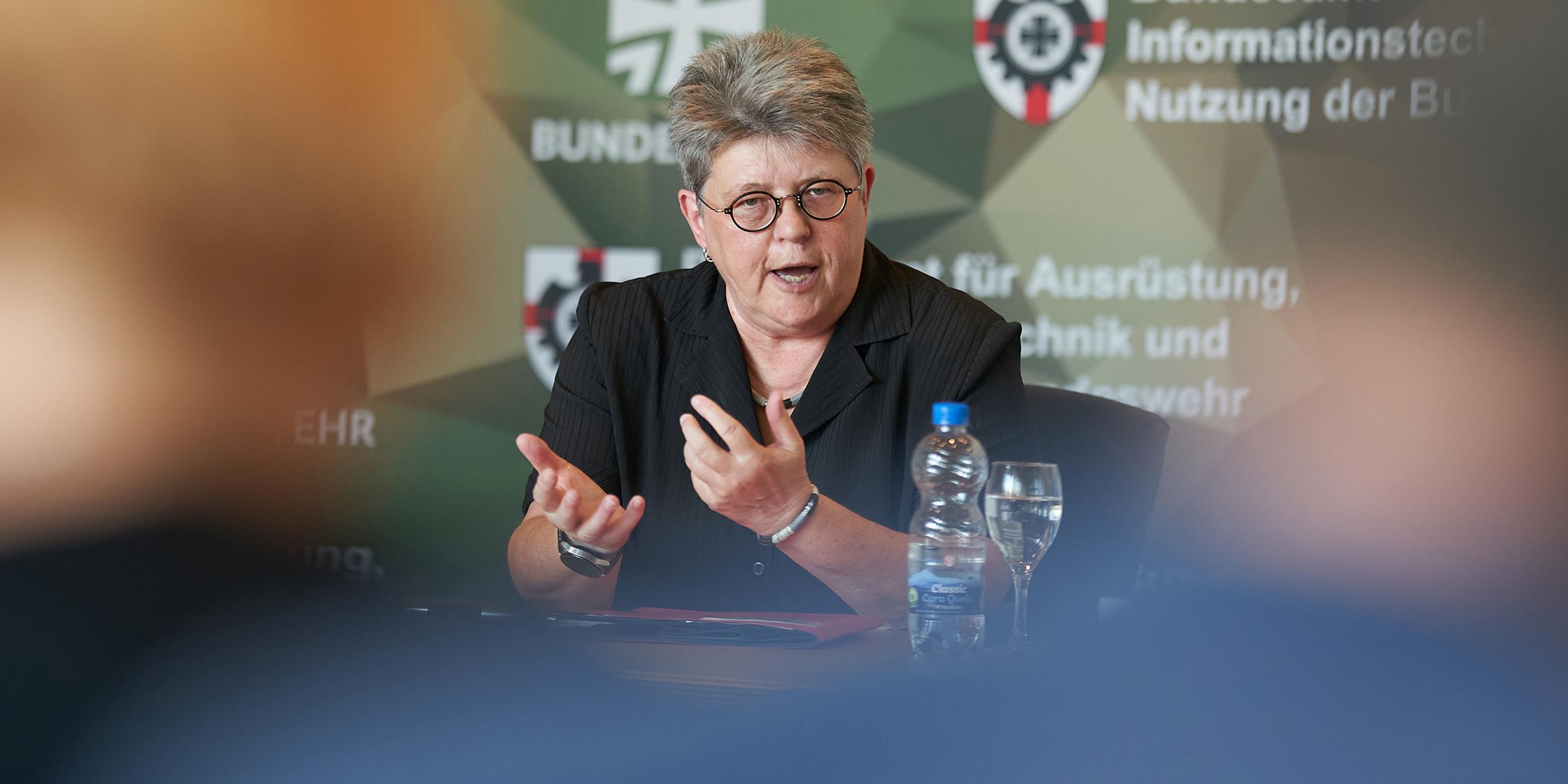 Annette Lehnigk-Emden, Präsidentin des Bundesamtes für Ausrüstung, Informationstechnik und Nutzung der Bundeswehr, am 16.08.2023 in Koblenz.