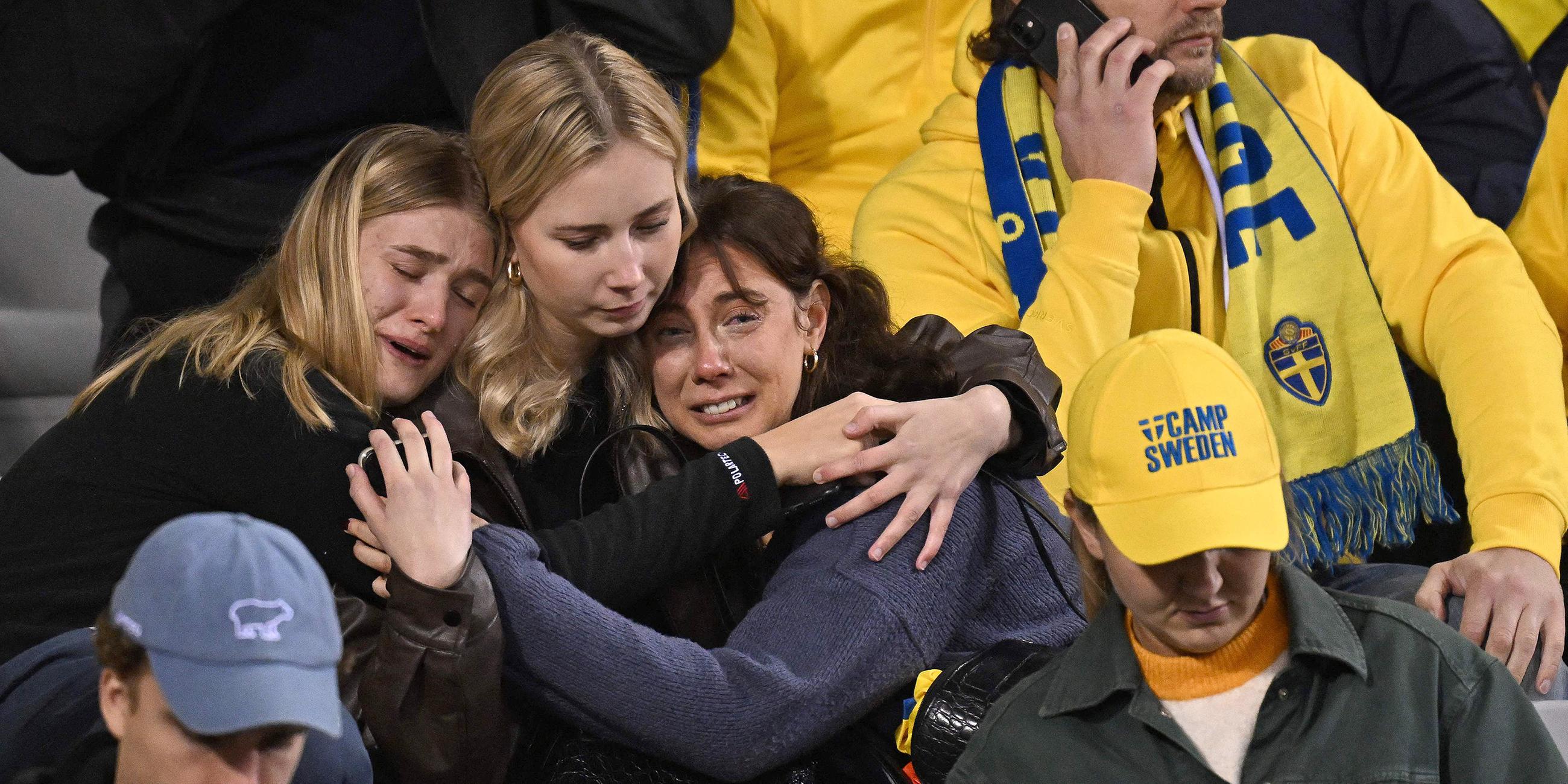 Schwedische Fans trauern