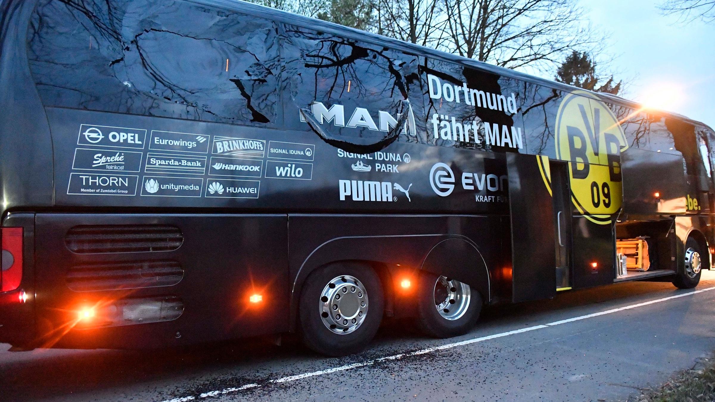 Anschlag auf den Bus des BVB