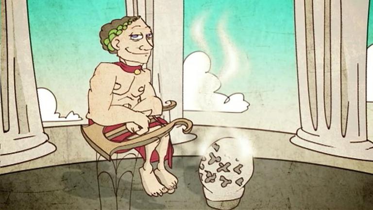 Apollon als Comicfigur