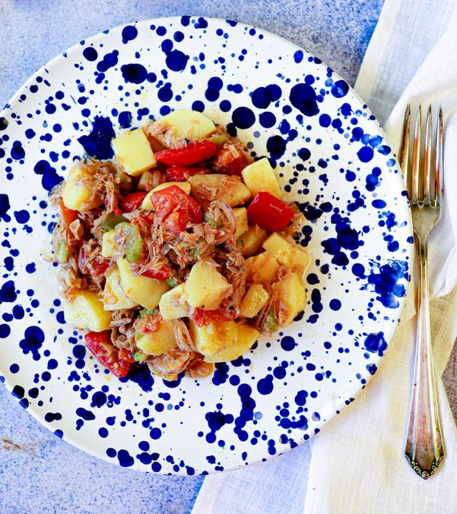 Apulischer Kartoffelsalat mit Kapern „Cialda Barese“